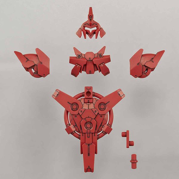 30MM 1/144 指揮官機用オプションアーマー[ポルタノヴァ用/レッド]